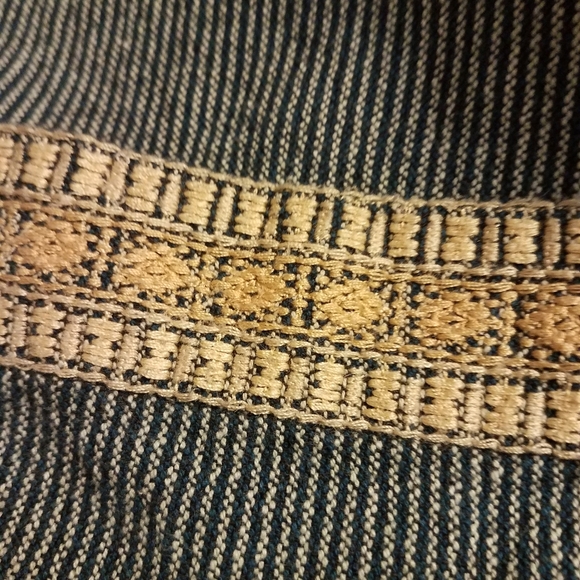 Frye Teal Blue Embroidered Oversize Kimono Cardigan Sz Medium - Picture 11 of 11